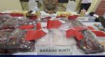 Barang bukti narkoba hasil pengungkapan Ditresnarkoba Polda Kepri