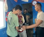 Petugas Polresta Barelang menangani dugaan kasus curanmor di Sekupang, Batam.