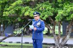 Upacara Hari Bakti TNI Angkatan Udara ke-79 di Lanud Raden Sadjad Natuna.