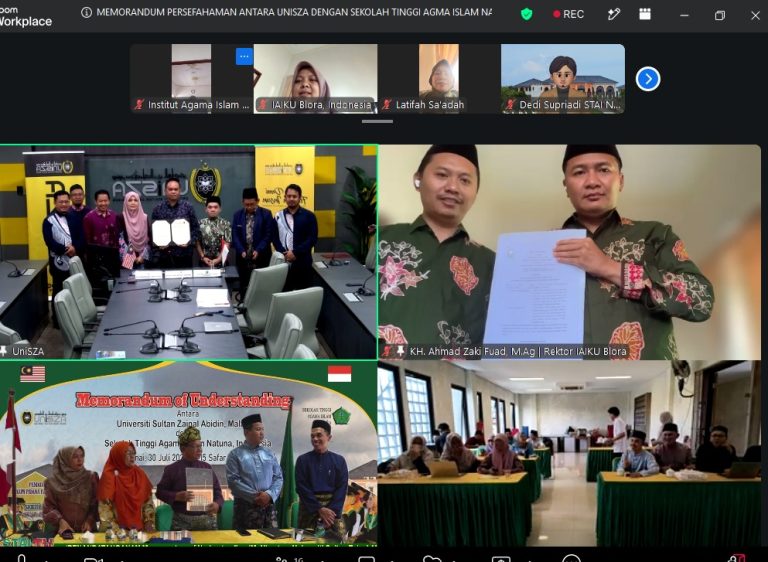 Penandatanganan kerja sama STAI Natuna dengan UniSZA Malaysia di Kampus STAI Natuna.