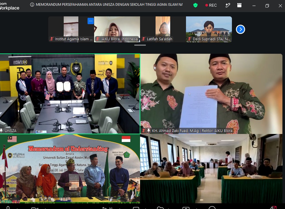 Penandatanganan kerja sama STAI Natuna dengan UniSZA Malaysia di Kampus STAI Natuna.