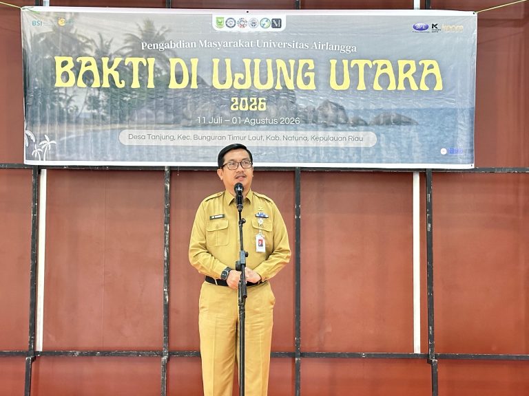 Pembukaan program Bakti di Ujung Utara 2026 Universitas Airlangga di Kabupaten Natuna.