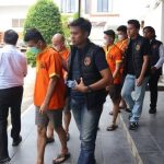 Pelimpahan empat tersangka kasus Bripda NS ke Kejari Batam