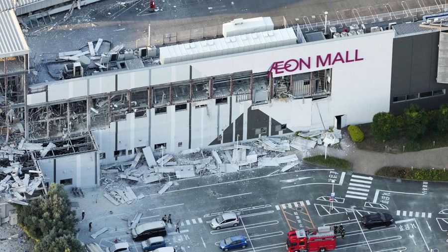 Ledakan Aeon Mall Kumamoto