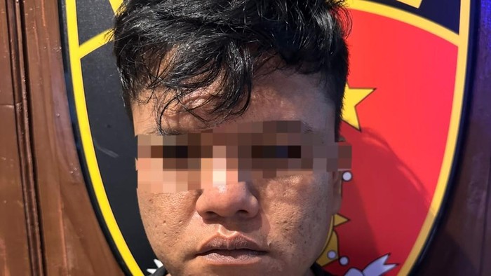 Pelaku pembacokan di Hotel Kundur Batam diamankan polisi.