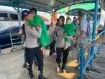 Evakuasi tujuh penumpang pompong terbalik di Tanjungpinang