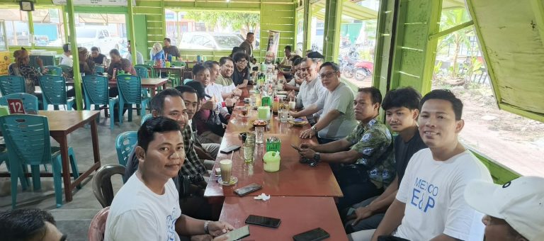 Tiga legislator Kepri ngopi bersama awak media di Natuna