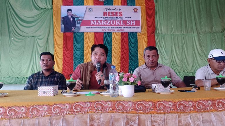 Marzuki Serap Aspirasi Warga Tanjung Kumbik Utara