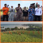 Bendera Merah Putih raksasa dibentangkan di Batu Datar Natuna