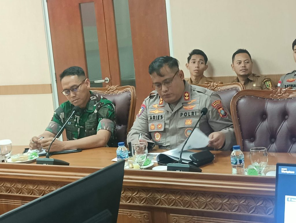 Kapolres Natuna Novyan Aries Effendie bahas kesiapsiagaan karhutla