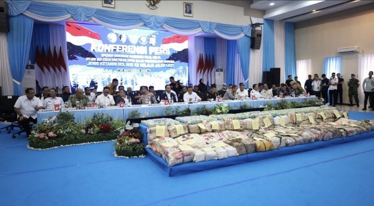 Pengungkapan 800 kg ketamine di kapal Fuchangxing 1 Anambas