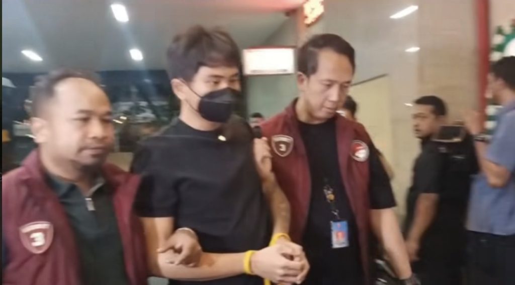 Tersangka WN Taiwan 800 kg ketamine tiba di Bareskrim