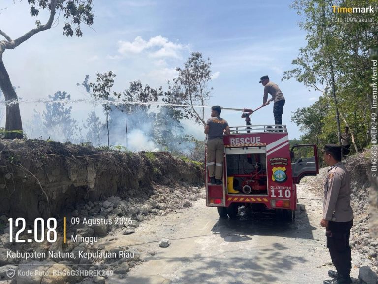 Kebakaran lahan kosong 2 hektare di Natuna