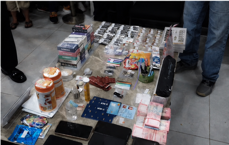 Barang bukti narkotika hasil pengungkapan BNN RI dan Bea Cukai di Batam. Deskripsi Gambar: