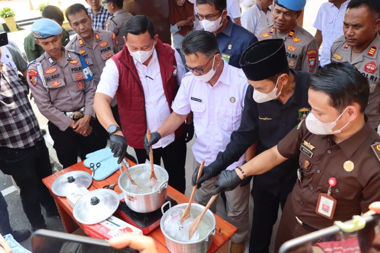 Polresta Tanjungpinang musnahkan 2,87 kilogram sabu