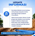 Perbaikan pipa Air Batam Hilir di depan Batamindo Muka Kuning