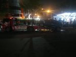 Polsek Lubuk Baja tangani kecelakaan tunggal di Jalan Bunga Raya
