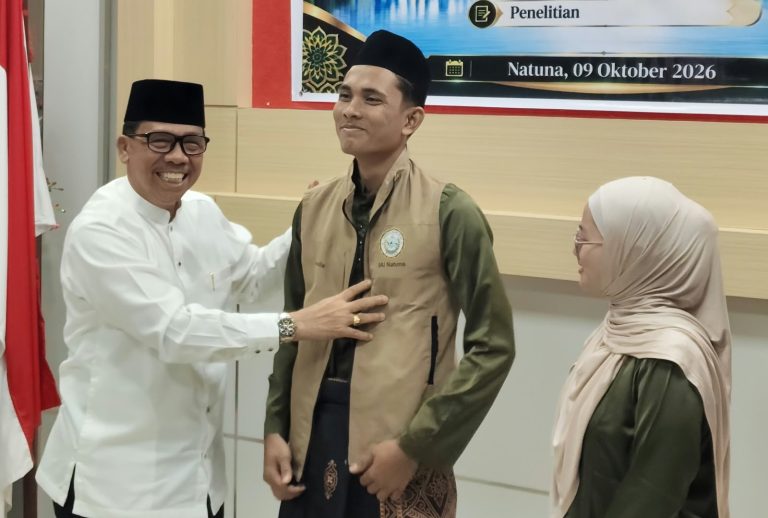 Pelepasan mahasiswa IAI Natuna untuk mengikuti program KKN Internasional di Malaysia.