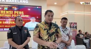Pengungkapan kasus pencurian dan penadahan besi H-Beam oleh Polresta Barelang