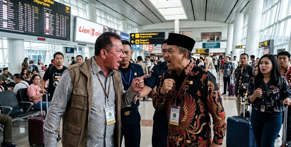 Ilustrasi 2 anggota DPRD ribut di bandara soetta