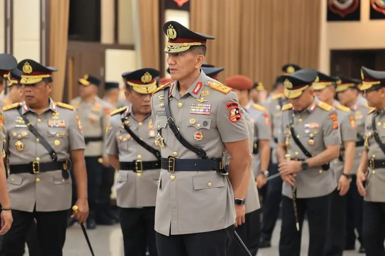 Sertijab Kapolda Kepri Suhendri di Mabes Polri