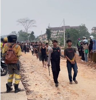 Kegiatan KRYD Polda Kepri di Kampung Madani Batam